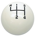 White 4-Speed 5/16" Muncie Shifter Ball