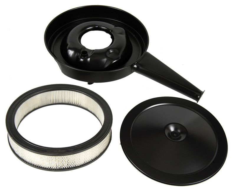Cowl Induction Air Cleaner - With Black Lid & Filter - 70-72 Chevelle El Camino; 69 Camaro