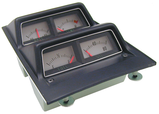 Console Gauge Assembly with Low Fuel Warning - 68-69 Camaro