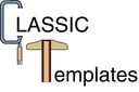 Tailpan Emblem Template Kit - For "PONTIAC" Letters - 69 Firebird
