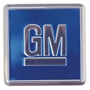 Door Decal - Blue Foil "GM Mark Of Excellence" (Sold Each) - Fits many 68-70 GM Models