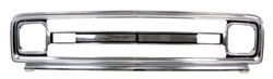 [160-4069-1] Grille Shell w/o Chevrolet Letters - Anodized Aluminum - 69-70 Chevy Truck Blazer Suburban