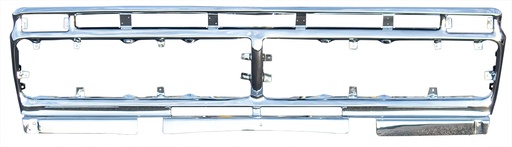 [160-4573-1C] Grille Shell - Chrome Steel - 73-77 Ford F100; F150; F250