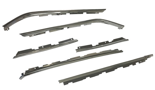 [630-1570-S] Drip Rail Molding Set (6pcs) - 70-74 Barracuda