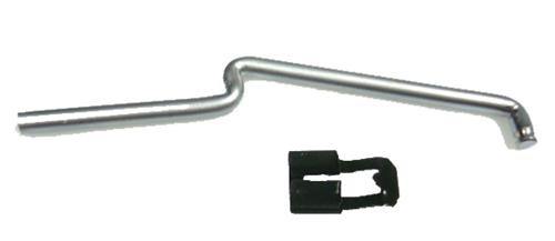 [W-074] Door Lock Rod with Clip - LH or RH (sold each) - 70-81 Camaro Firebird