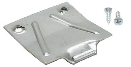 [W-139] Glove Box Door Catch Plate w/ Screws - 67-68 Camaro Firebird