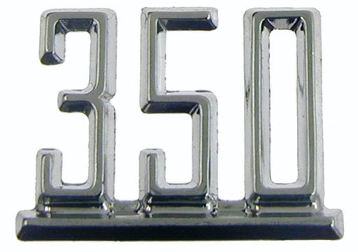 [W-264] Fender Emblem - "350" - LH or RH - 67 Camaro