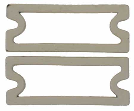 [W-284] Back-up Lamp Lens Gaskets - Pair - 67-68 Camaro (Rally Sport)