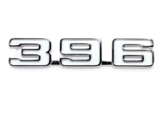 [W-409A] Fender Emblem - "396" - LH or RH - 69 Camaro