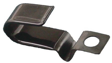 [W-567] Positive Battery Cable Oil Pan Clip -2 Required (Sold Each) - 67-69 Camaro; 65-77 Chevy II Nova; 65-72 Chevelle El Camino; 65-72 Fullsize Chevy Car