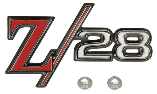 [W-802] Tailpan Emblem - "Z/28" - 69 Camaro