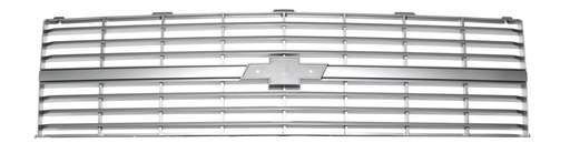 [150-4083-11] Premium Grille - OE Style w/ Emblem Mount - Argent Gray (Single Headlight) - 83-84 Chevy C/K Pickup Blazer Suburban